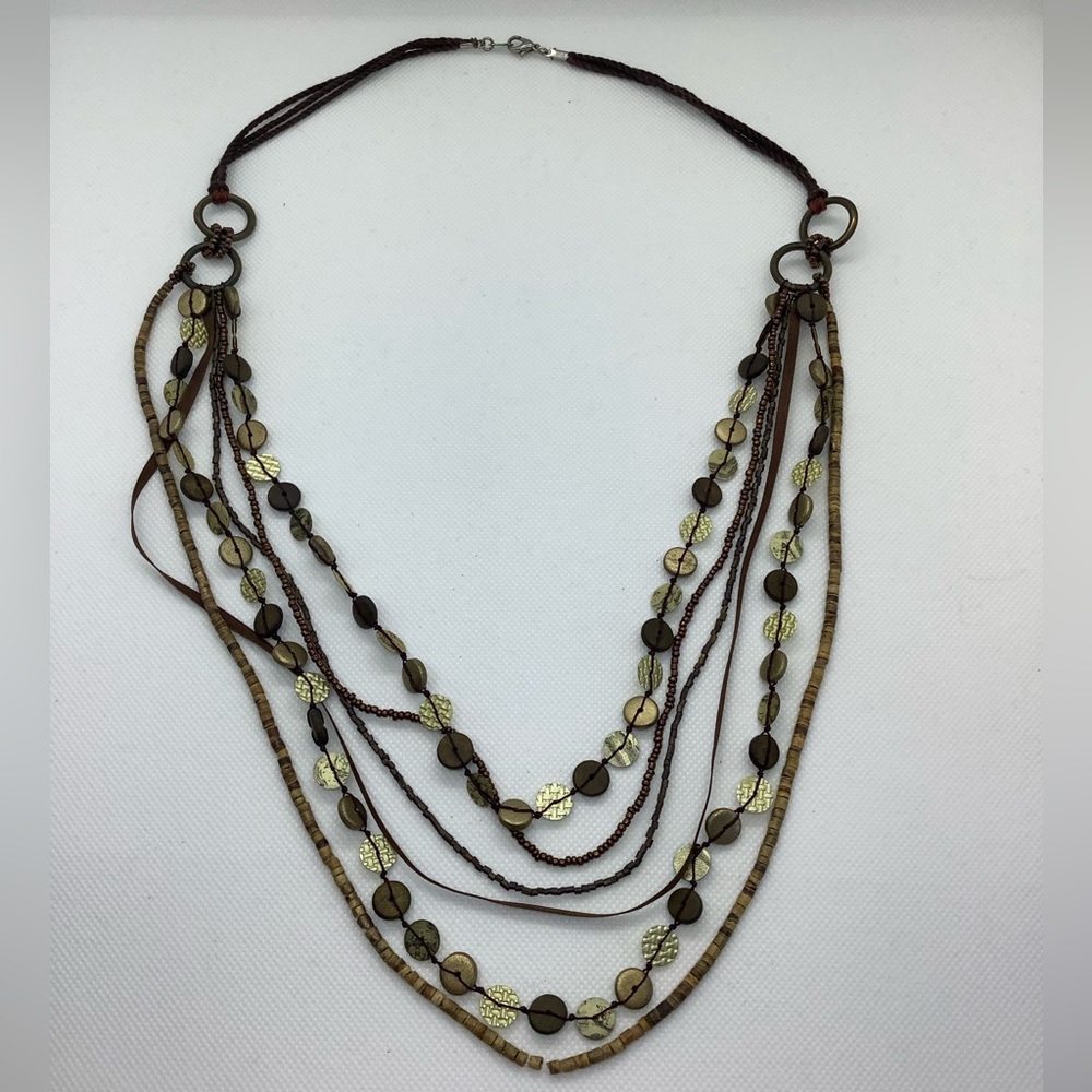 Multi Strand Fashion Necklace